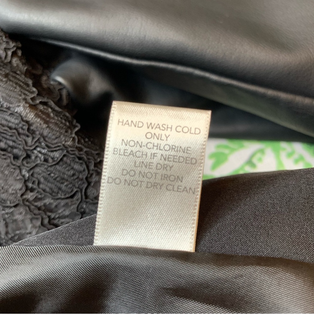 Christopher & Banks Black Faux Leather Jacket - Picture 10 of 15